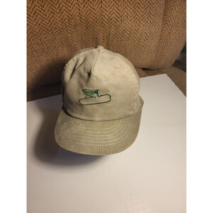 Vintage Swingster DEKALB Seeds Snapback Trucker Hat Gray Corduroy